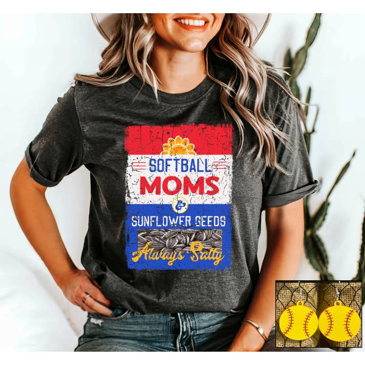 Softball Moms & Sunflower Seeds for wholesale by Southern Attitude Designs Inc