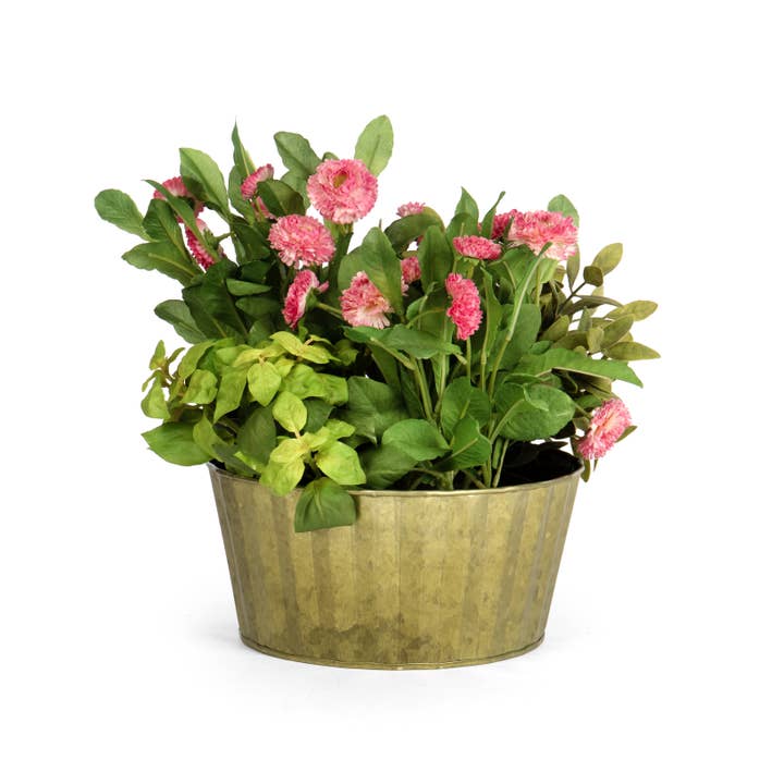 Willow Group - Wholesale Plant Pot - RD TIN PLANTER-VERDIGRIS2
