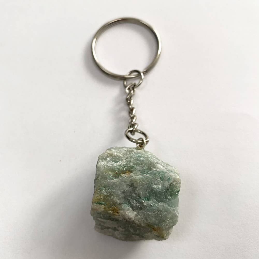 VIE – wholesale Keychain – Unisex – Raw Rough Cut Keychain, 9x3x3cm8