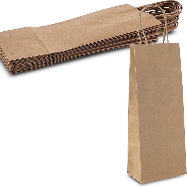 MT Products Paper Wine Gift Bags with Handle for wholesale by MT Products