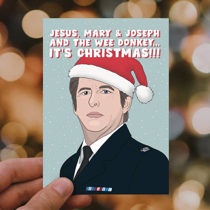 Line of Duty julekort - Jesus, Mary & Joseph for engroshandel hos Bonne Nouvelle