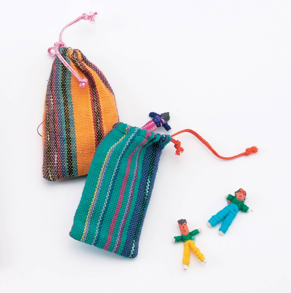Mea-Living - Wholesale Gift Bag Set/Pack - Small worry bag with 6 dolls0