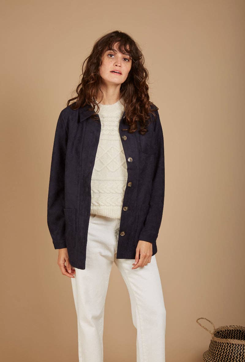Andy & Lucy - Wholesale Jacket - Women's - VERA - Workers' style jacket in soft suede13