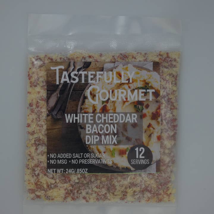 Tastefully Gourmet – Engroshandel Dip – Hvid Cheddar Og Bacon Dip Mix