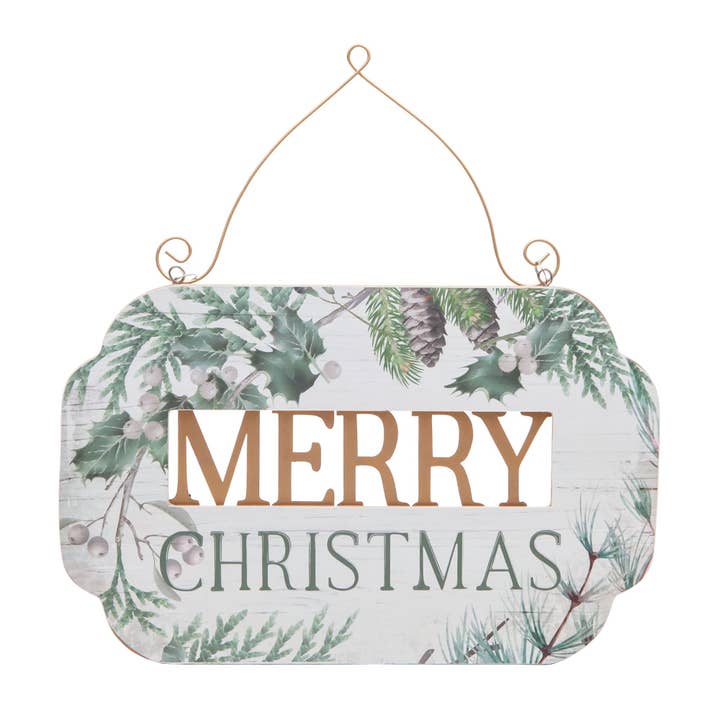 Merry Christmas Plaque for wholesale by Bright Ideas