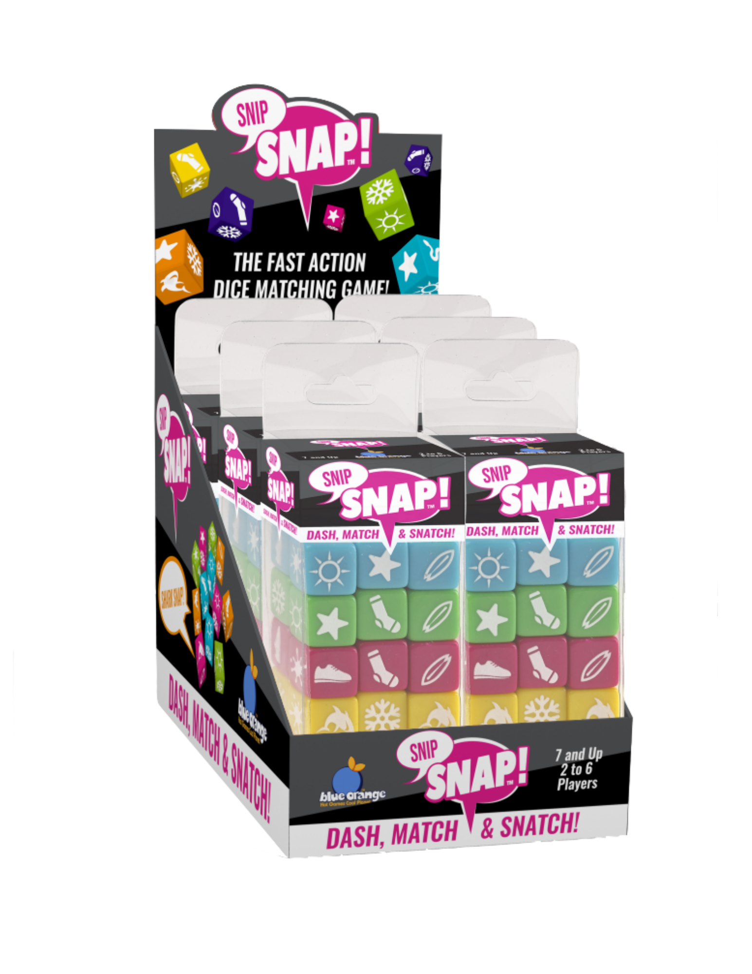 Blue Orange Games - Wholesale Board Game - Snip Snap : Dash, match & snatch!4