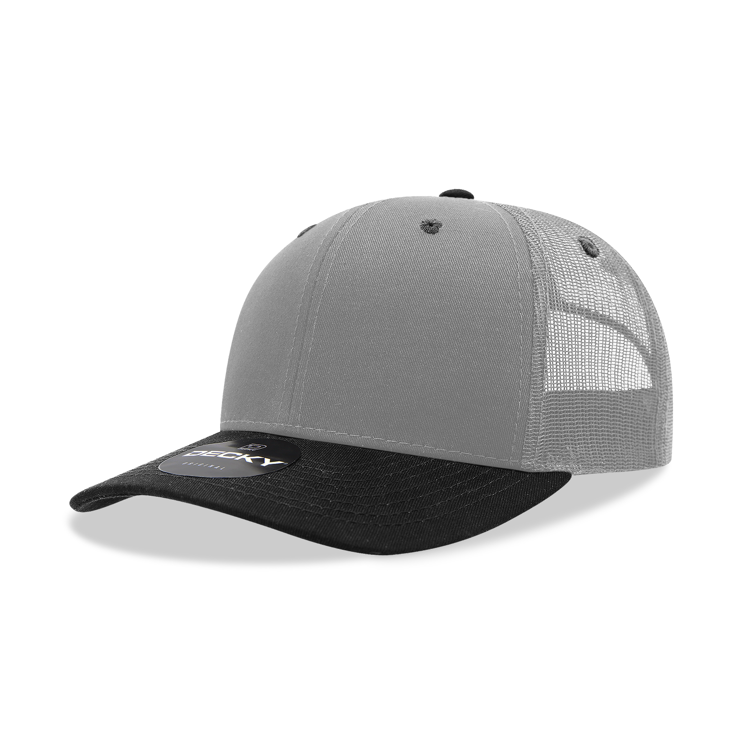 The Park Wholesale - Vente Casquette de camionneur – unisexe - Casquette Trucker classique Decky 6021, 6 panneaux, style mid pro33