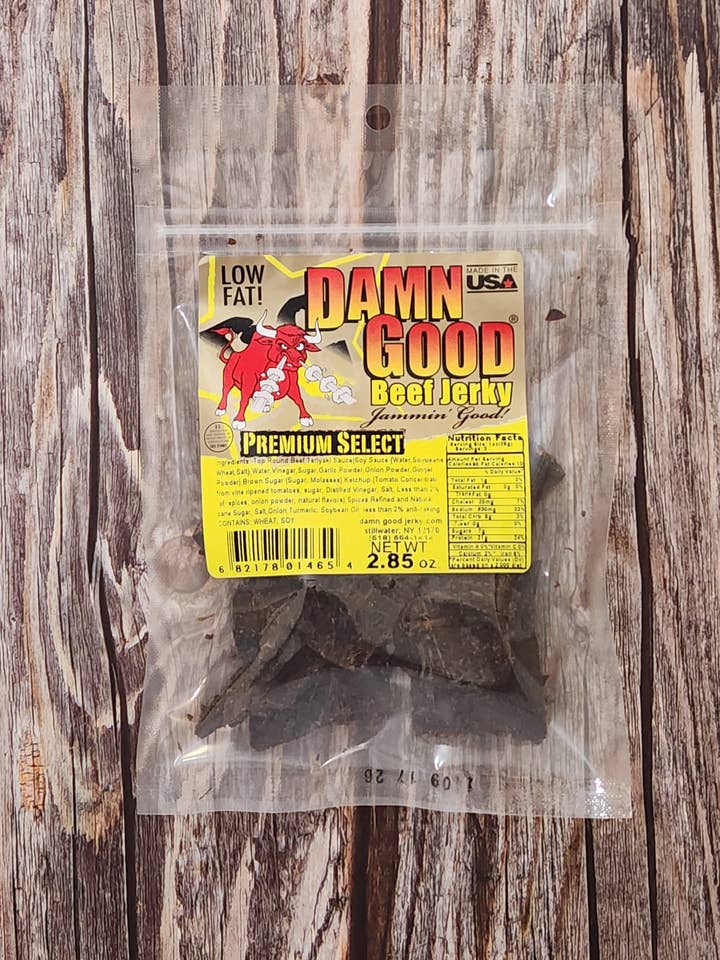 2.85 oz Premium Select Beef Jerky for wholesale by Damn Good Beef Jerky