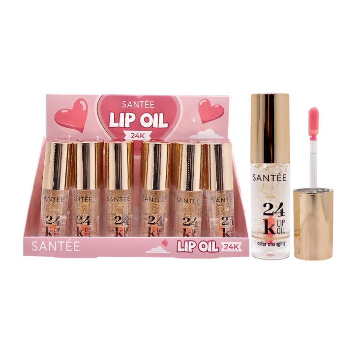 Santee 24K Lip Oil - 24 pcs and other Purchase wholesale lipstick base. Free returns & net 60 terms on Faire trending on Faire.