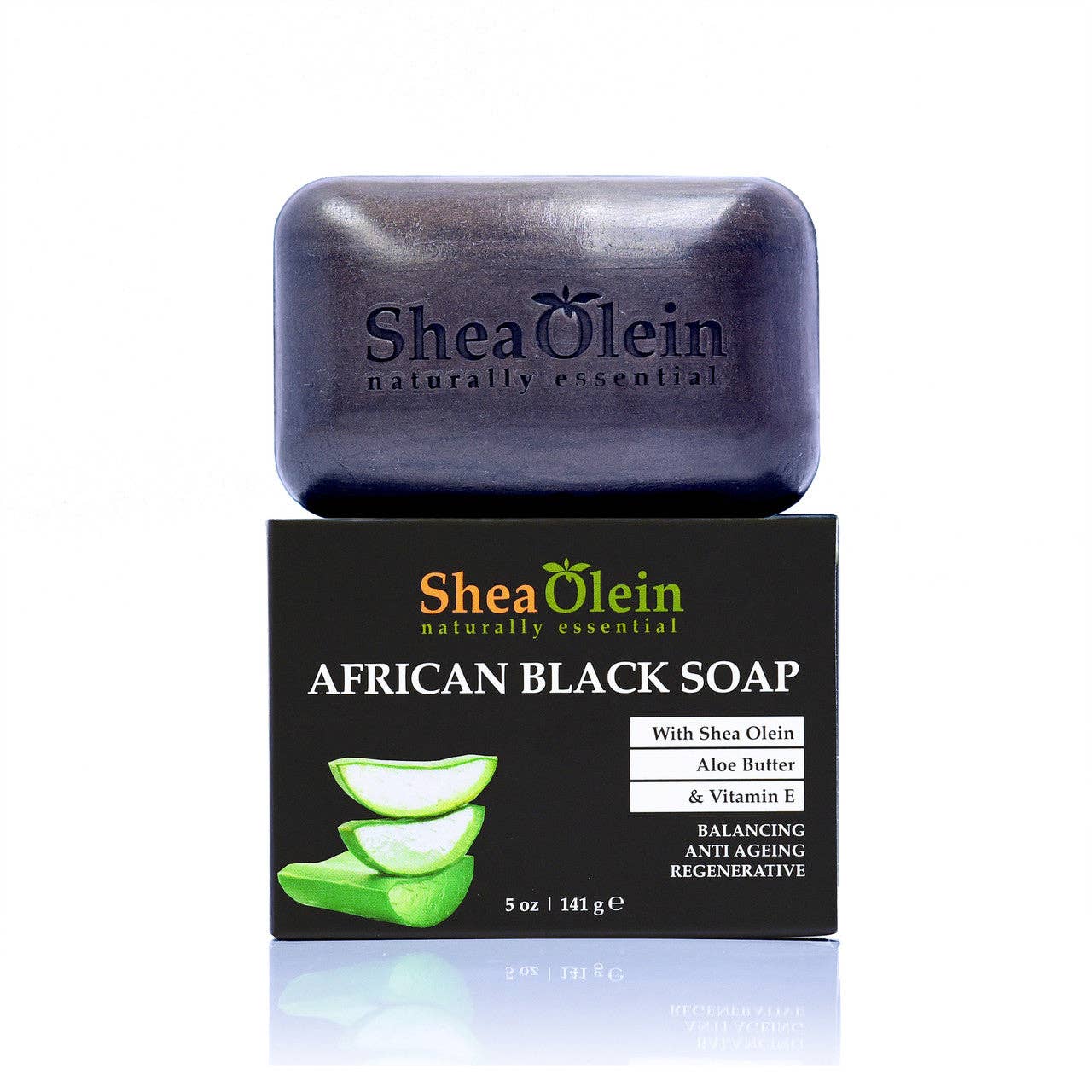 HA Fragrances - Wholesale Bar Soap - African Black Soap Infused with Shea Olein Aloe Butter & Vitamin E – Ultimate Skin Nourishment (141 g)2