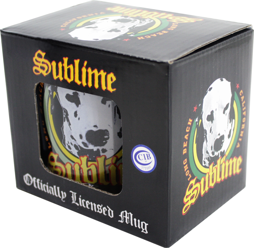 Square Deal Recordings & Supplies - Wholesale Coffee Mug - Coffee Cup - Sublime - Long Beach, CA With Lou Dog Portrait1