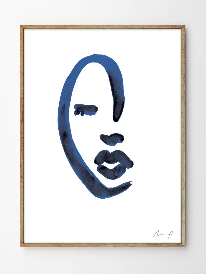 Marc Palmade, Blue Portrait 5 for wholesale by Gustave