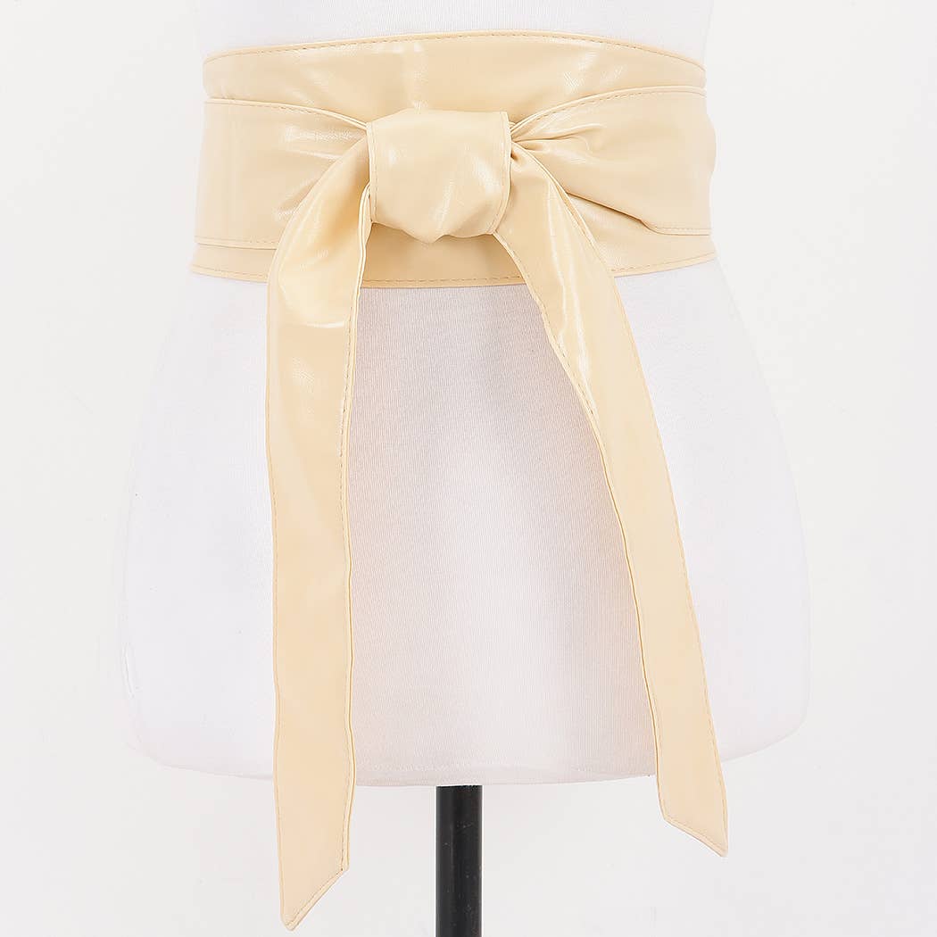 3AM BY H&D ACCESSORIES - Wholesale Belt - Women's - Faux Leather Tie Up Belt.11