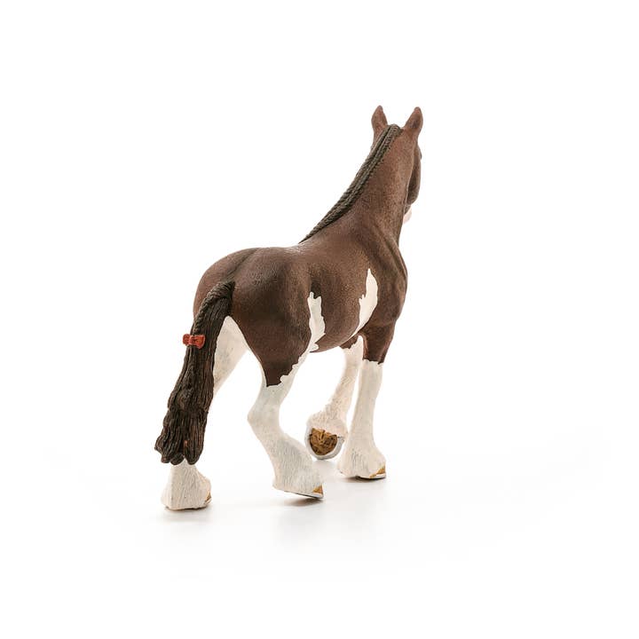 Schleich - Wholesale Figurine Toy - Kids - Clydesdale Mare Farm Horse Toy