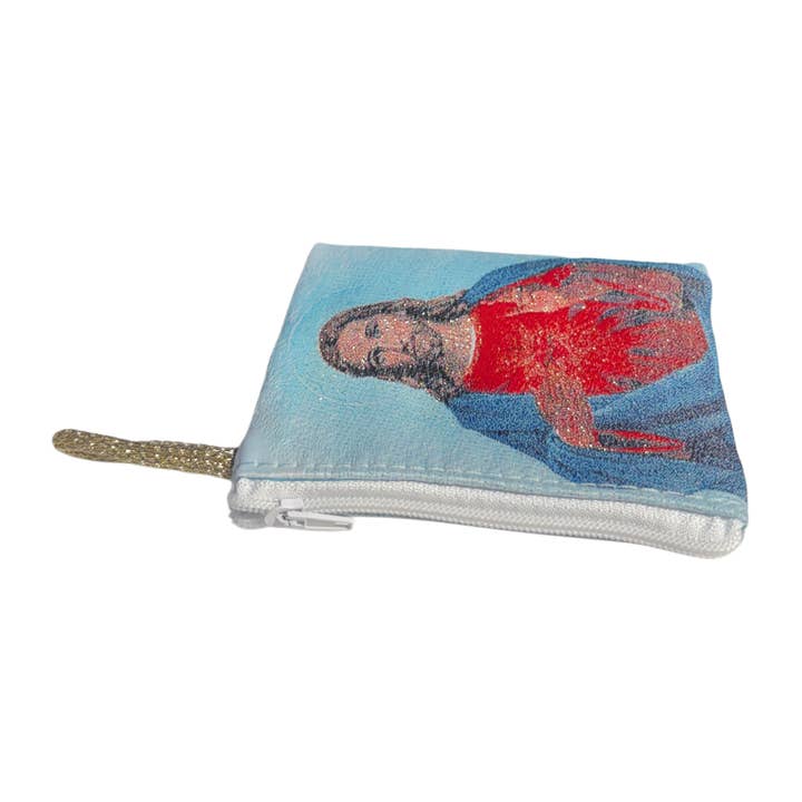 Oremus Mercy - Wholesale Pouch - Unisex - Rosary Pouch - Sacred Heart of Jesus 3″ x 4″3