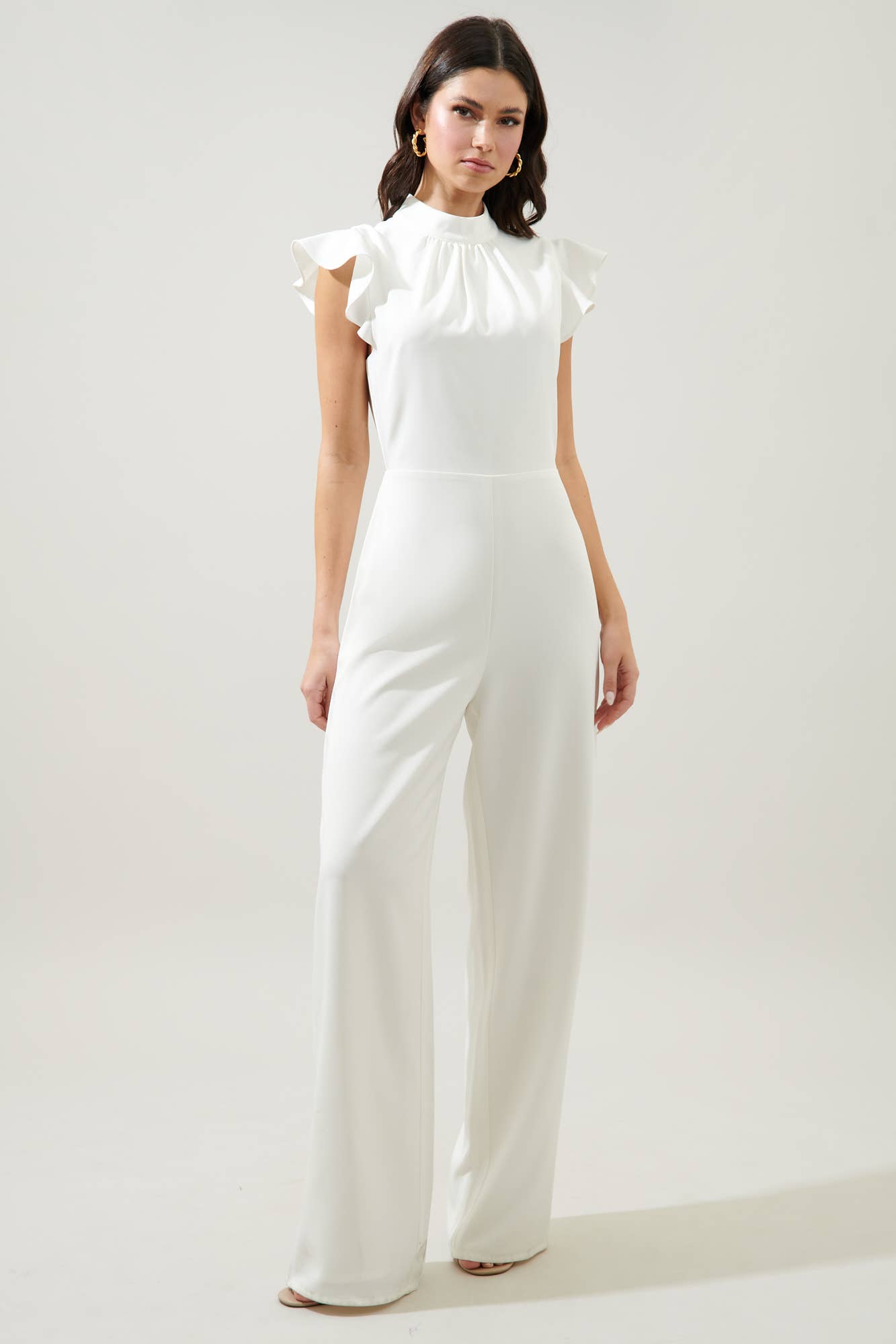 Sugarlips - Vendita all'ingrosso Tuta intera - Donna - Tuta a gamba larga con scollo a lupetto Manuela4