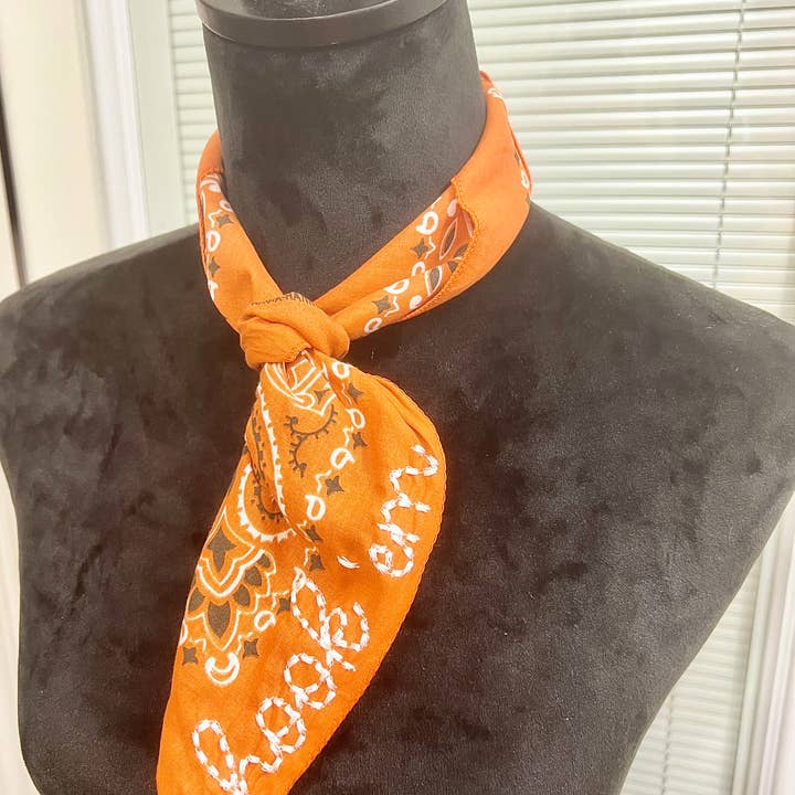 The Funky Soul - Wholesale Bandana - Women's - Hook 'Em Embroidered Bandana