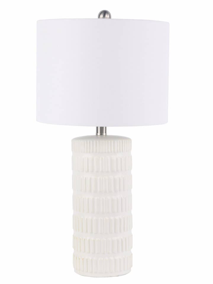 Alina Textured Cylinder Table Lamp for wholesale by Abani Rugs