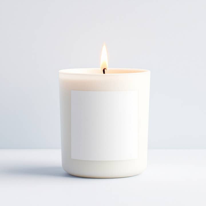 10 oz White Label Candles for wholesale by Halo Candle Co.