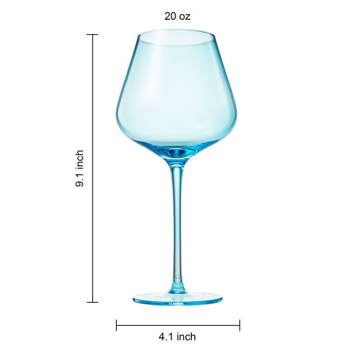 The Wine Savant / Khen Glassware - Wholesale Wine Glass - Colors of Rocky Mountains, City Wine Glassware | Set of 51