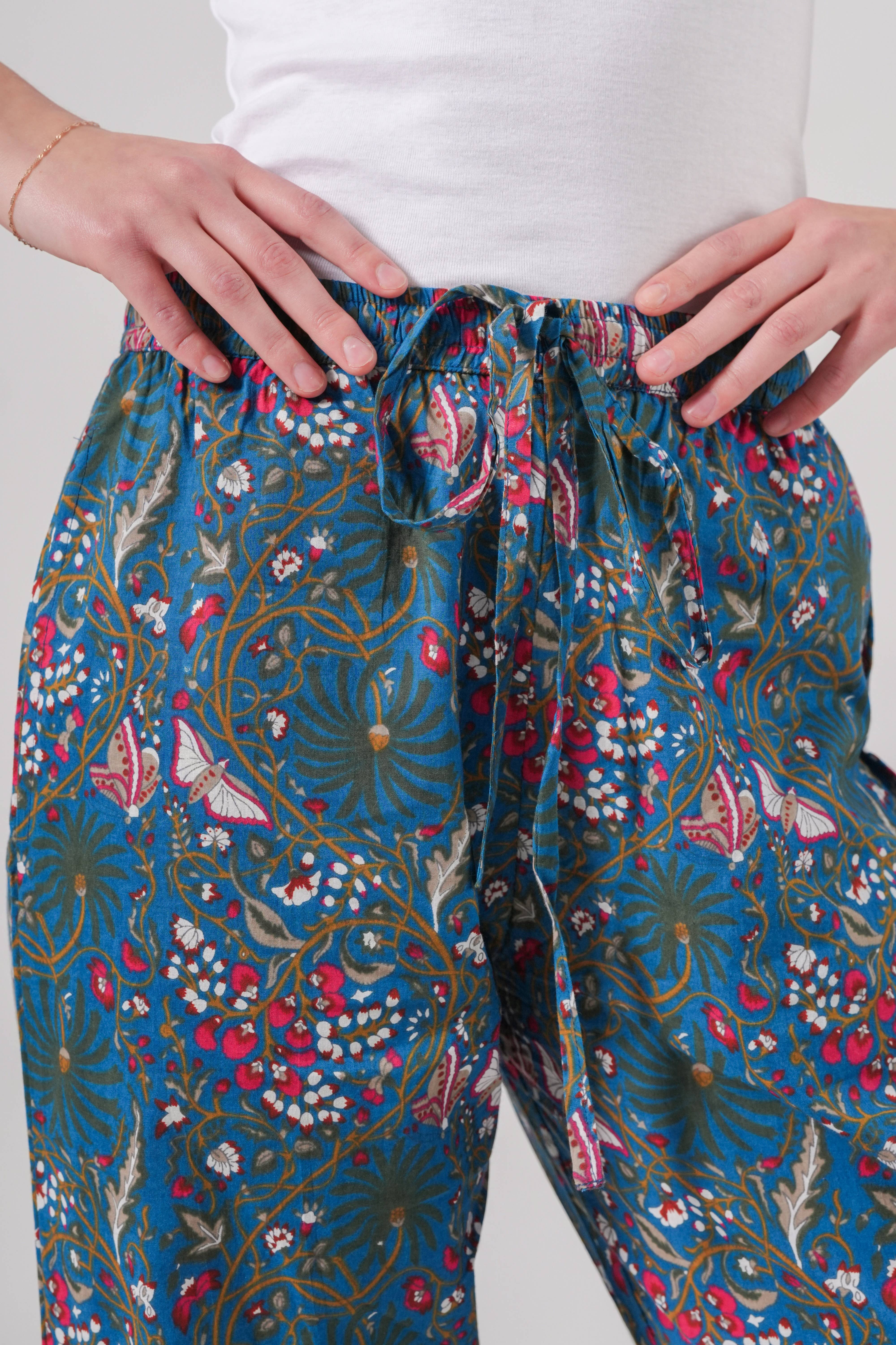 Zillajee - Wholesale Sleepwear Bottom - Women's - Cotton Pajama Pants Women - Midnight Butterfly5