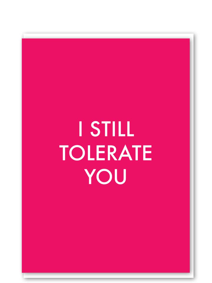 I Still Tolerate You for wholesale by Objectables Publishing Limited