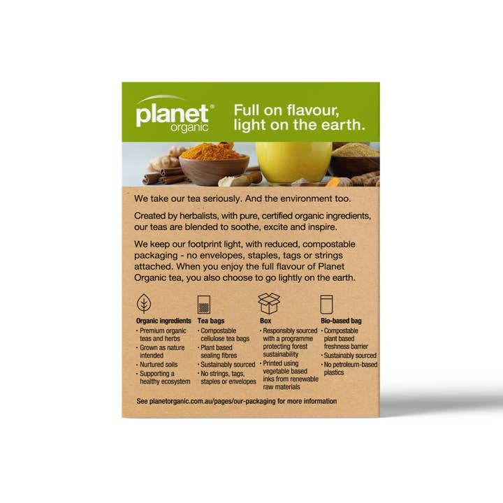 Planet Organic - Wholesale Tea bags - Turmeric Chai Tea Bags6