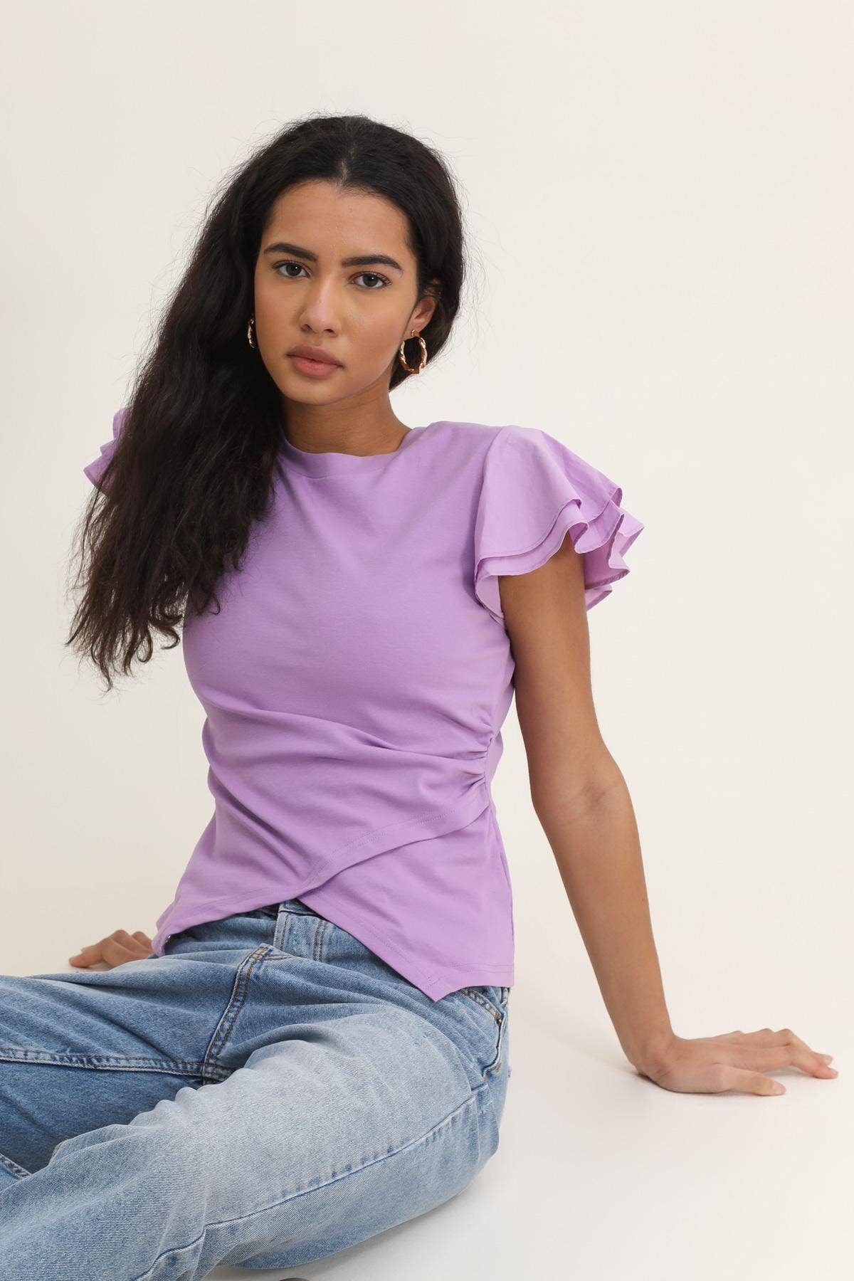 GOLDEN LIVE PARIS – wholesale T-shirt (graphic) – women's – CECILIA 230051 top2