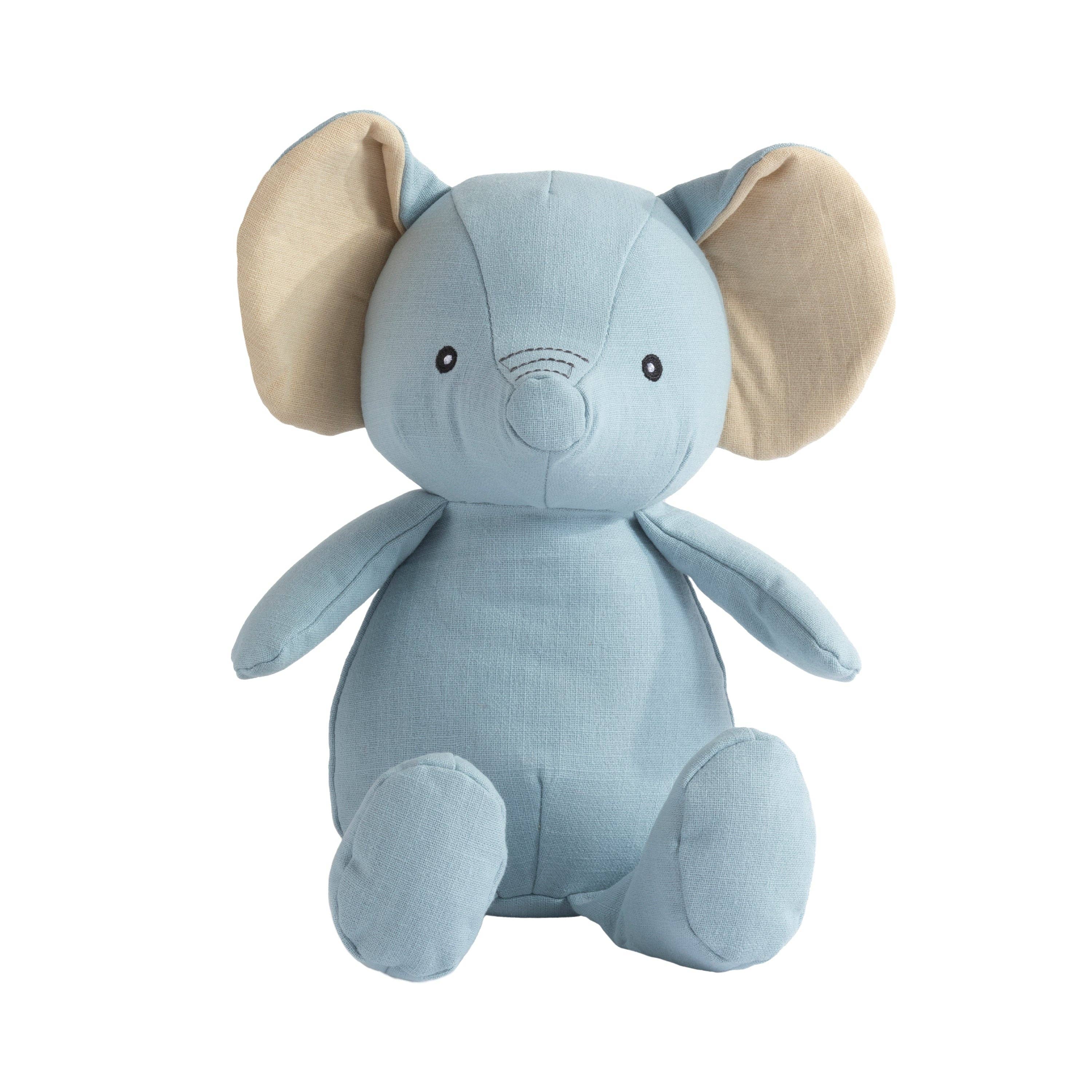 Living Textiles - Wholesale Stuffed/plush toy – Kids & baby - Linen Animal - Eddie the Elephant - Large