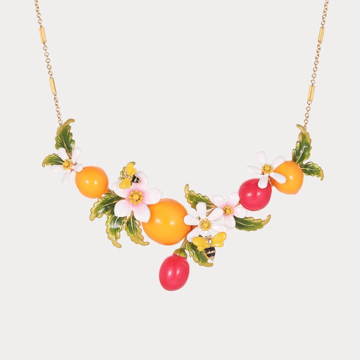 Cherry Tomato Necklace for wholesale by Verdivine