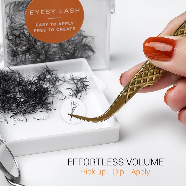 Eyesy Lash - Wholesale False/Fake Eyelashes - Premade fans 5D | ¢1.28 /fan | 0.07 | 1000 Handmade fans