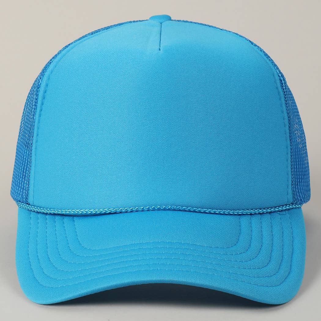 Fashion City - Wholesale Trucker Hat - Unisex - Solid Color OTTO 5-Panel Foam Mesh Back Trucker Hat4