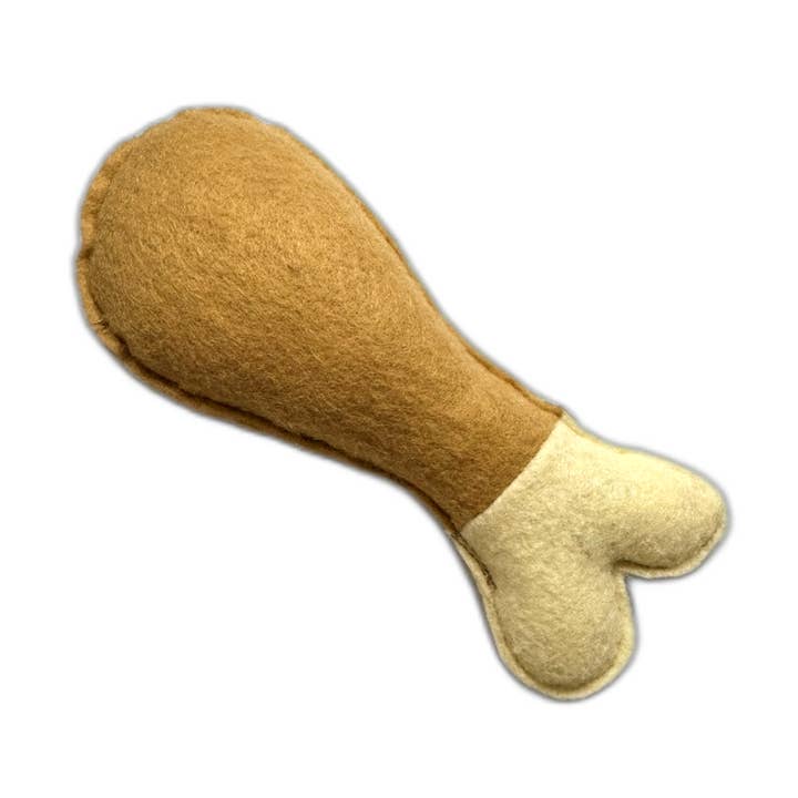 Filtet kattelegetøj - KFC Kitty Fried Chicken for engroshandel hos Steph & Joe Art Co.