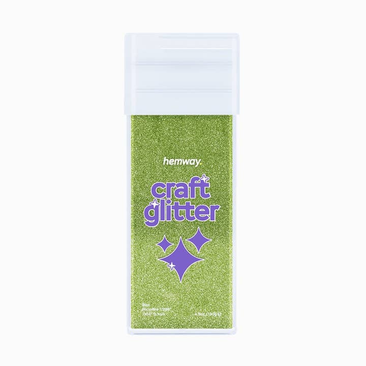 Craft Glitter Shaker Olive Green 110g for wholesale by Hemway