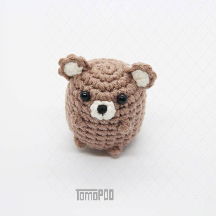 TOMOPOD LLC - Wholesale Decorative Tabletop Object - Crochet Bear, Cute Little Buddy Office Desk Decor Gift Toy