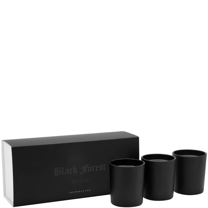 Archipelago Fragrences - Wholesale Jar/Filled Candle - Black Forest 6 oz Trio Gift Set
