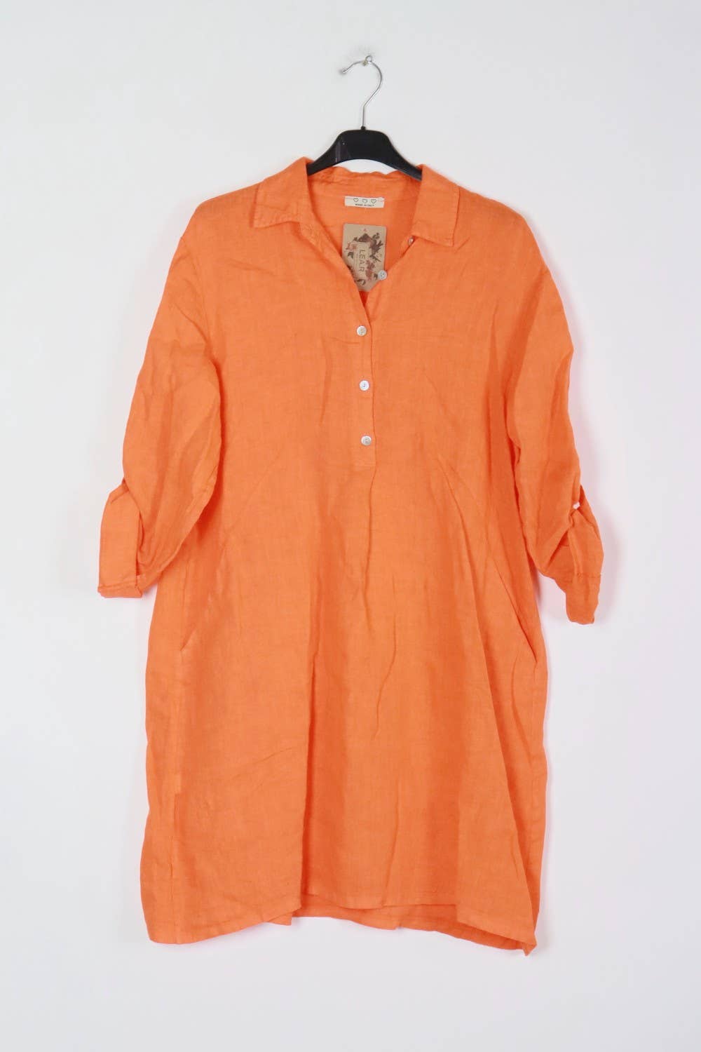 LÉA & LUC – Engroshandel Kjole - Dame – Korte kjoler i 100% hør REF. 135129