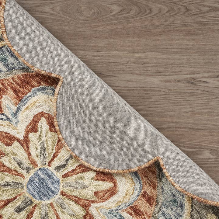 LR Home - Wholesale Area Rug - Nia Classic Scalloped Edge Hand-Tufted Wool Indoor Area Rug22