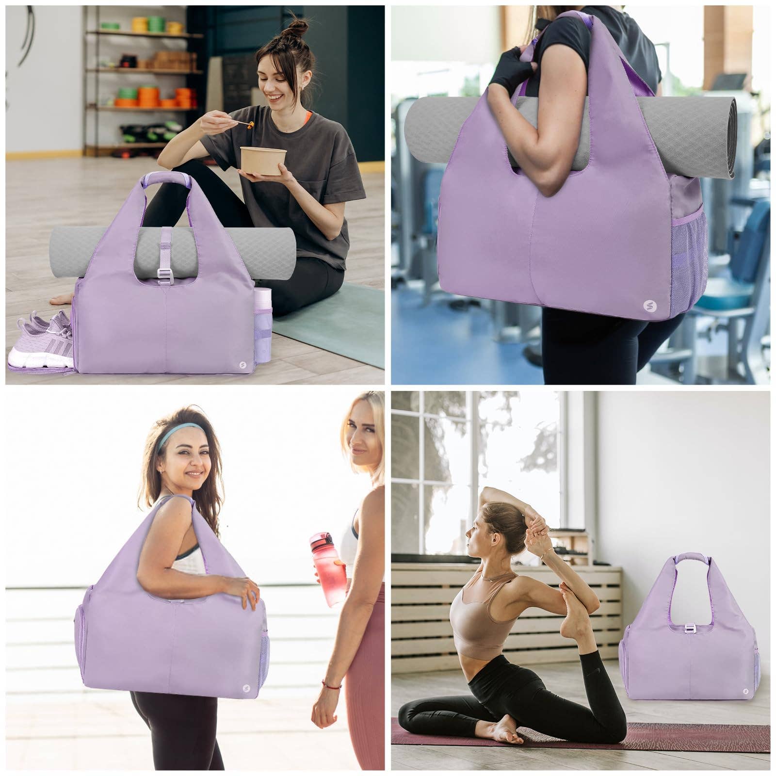 wandf – Großhandel Sporttasche – Unisex – Sportsnew Yoga-Trainings-Tasche mit Nass- und Trockentaschen und Schuhfach - SN313023