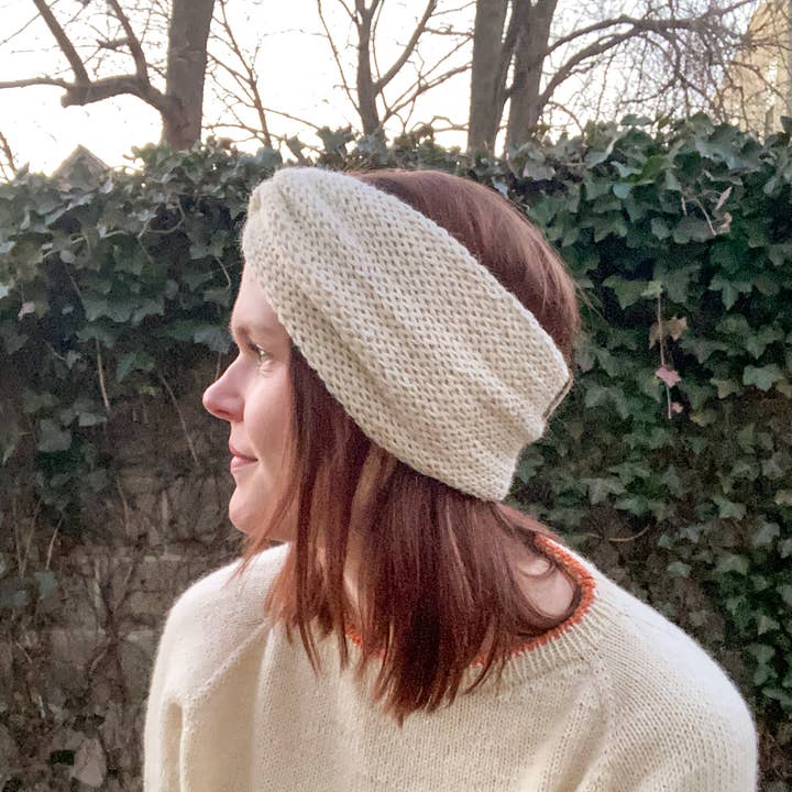 Alpaca Ear Warmer Headband for wholesale by Juliette Pécaut Designs