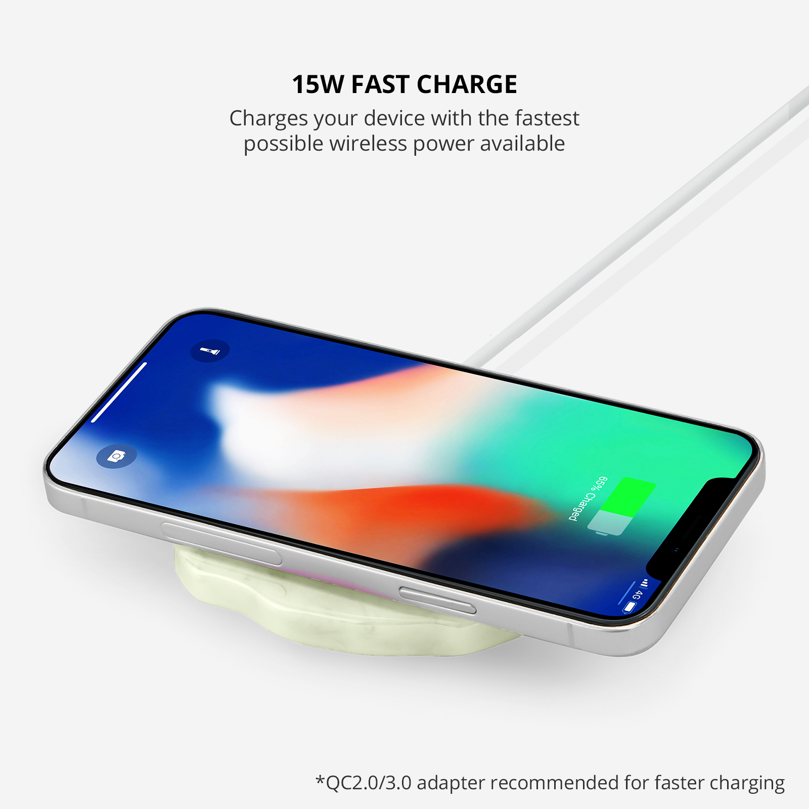 Ellie Rose – Engroshandel Små/håndholdte apparater – Trådløs oplader - Quartz Crystal Holographic3