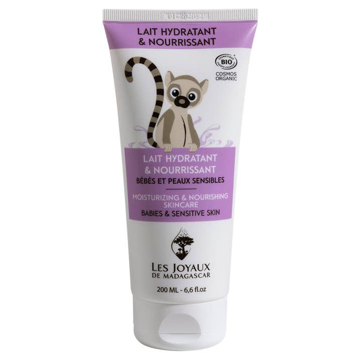 Organic Moisturizing & Nourishing Milk - Babies and Sensitive for wholesale by Les Joyaux de Madagascar