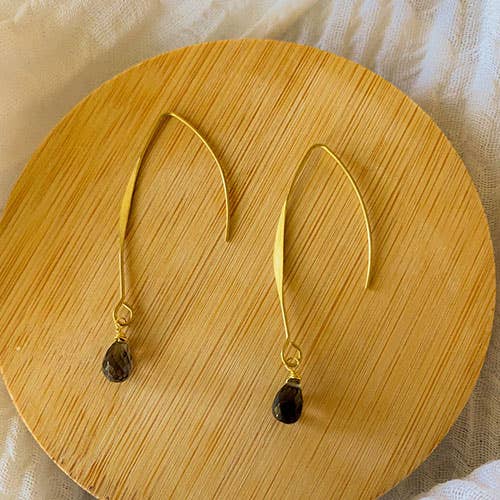 Santore Jewelry Company - Wholesale Dangle Earrings - Dew Drop Collection: Wire Dew Drop Earring4