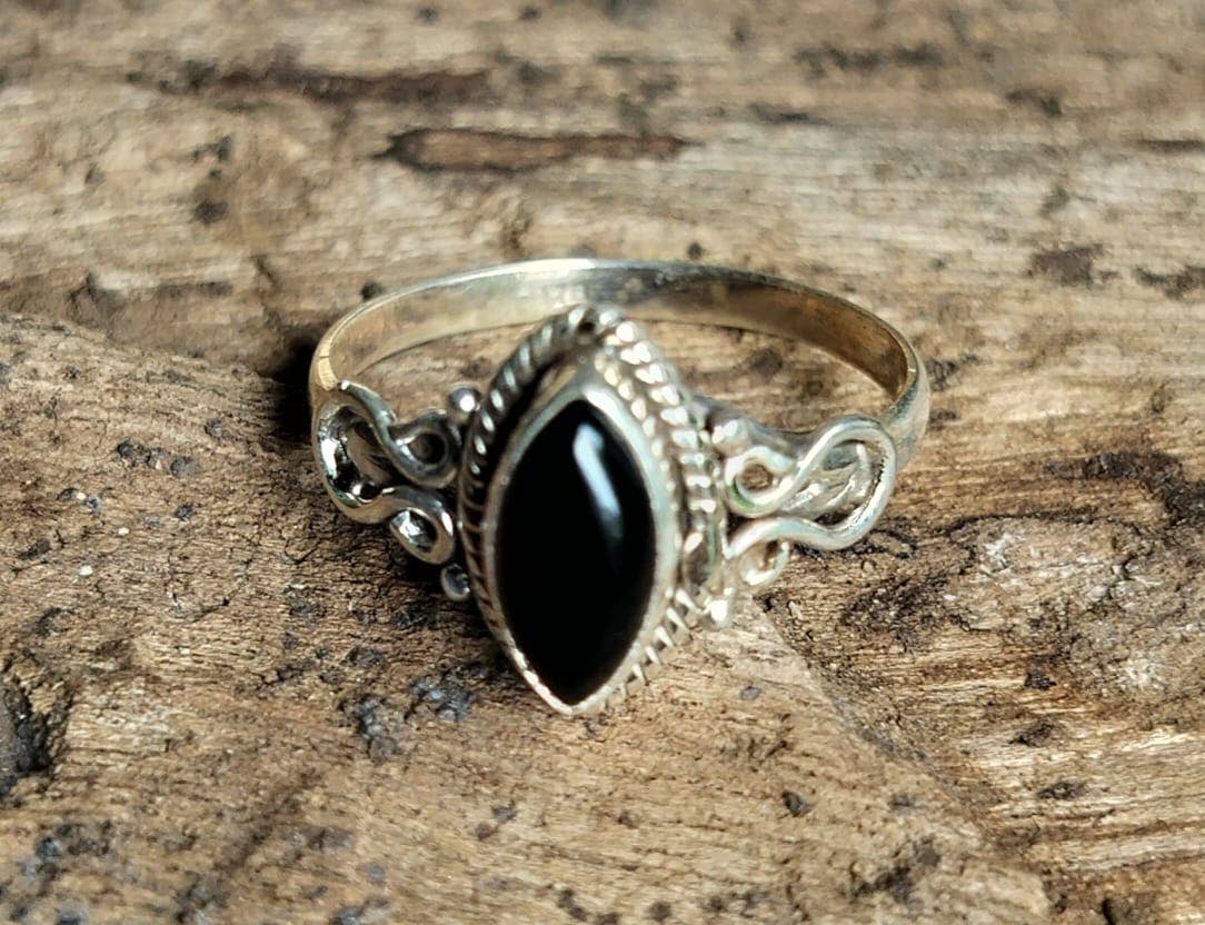 SILVER CAVE – wholesale Single stone/solitaire ring – Pack of 5 Natural Marquise Gemstone 925 Silver Rings0