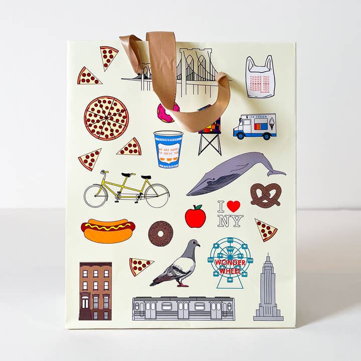 Small NYC Gift Bag - Gift Bag for wholesale by Quick Brown Fox Letterpress