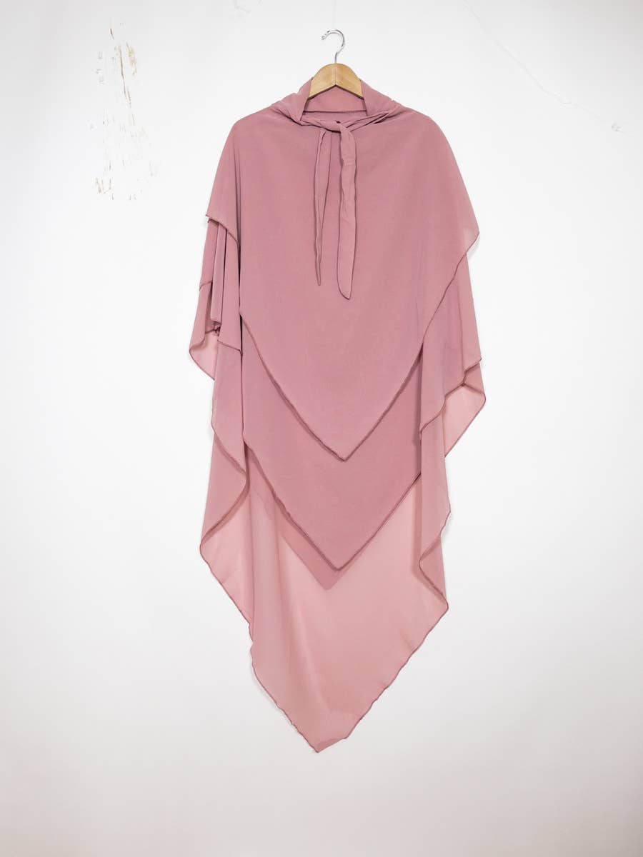IDEAL OUTFIT - Wholesale Hijab - Women's - Khimar three shuttlecock for women ref:231717