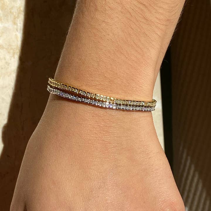 CZ Tennis Bracelet for wholesale by Dainty Diamond