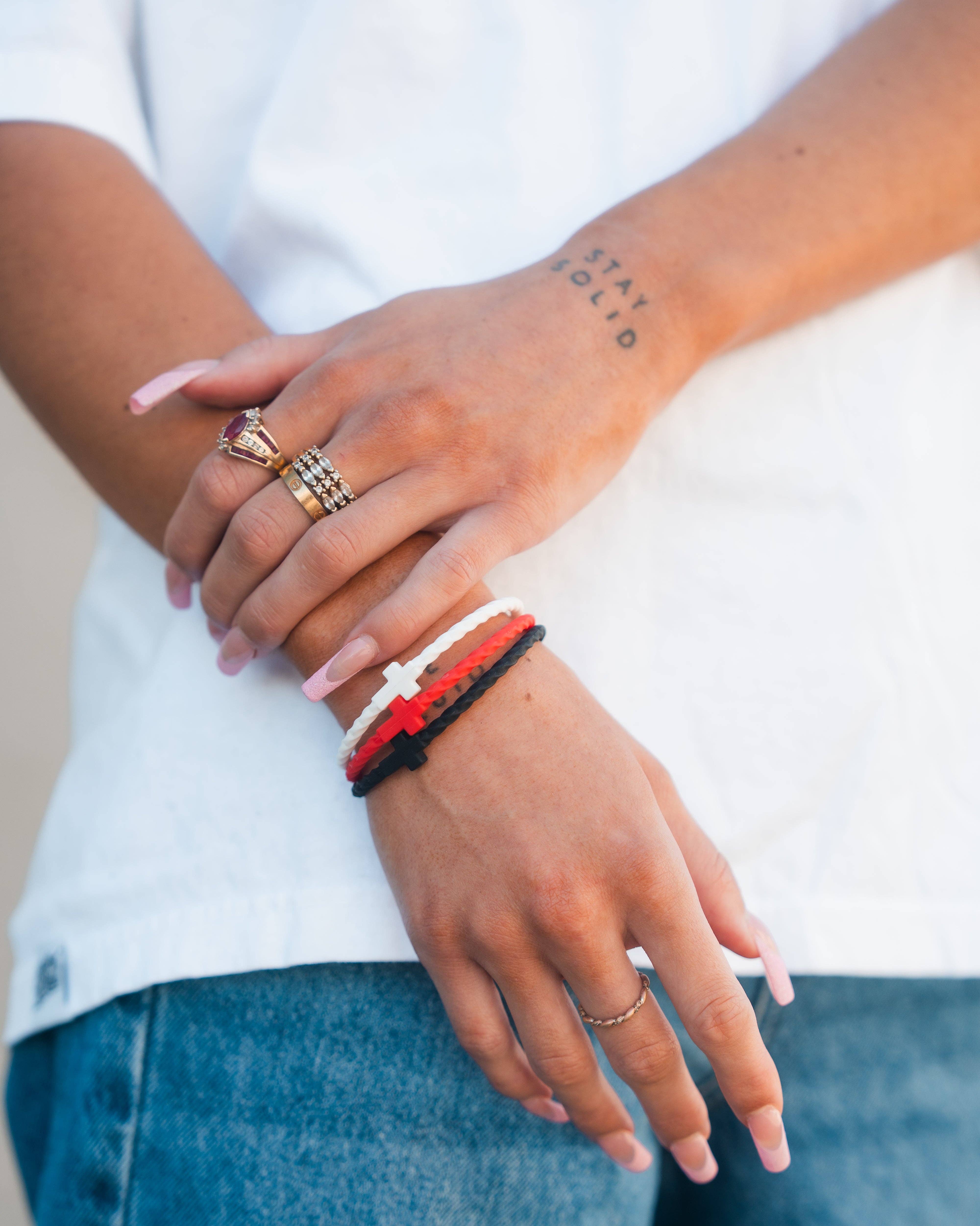 In God We Must - Wholesale Jewelry Set - Infinity Cross Bracelets- Grace1