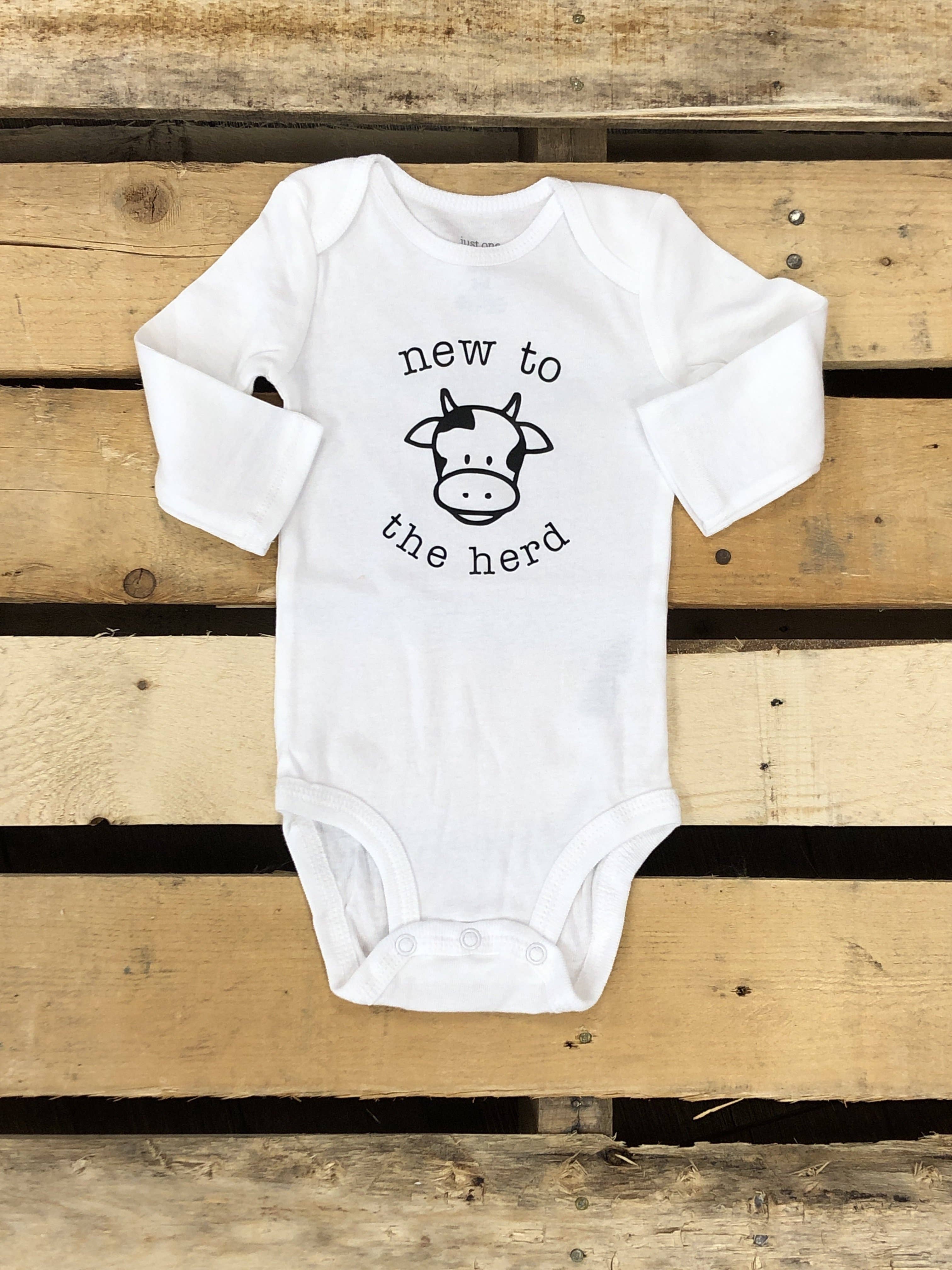 new to the herd onesie