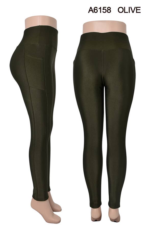 SSImport - Wholesale Athletic/Lounge Leggings - Women's - A6158 WINTER LEGGING FLEECE INSIDE MIXED SIZES 12PCS6